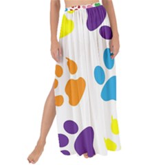 Paw Print Maxi Chiffon Tie-up Sarong by artworkshop