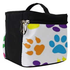 Paw Print Make Up Travel Bag (small) by artworkshop