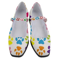 Paw Print Women s Mary Jane Shoes by artworkshop