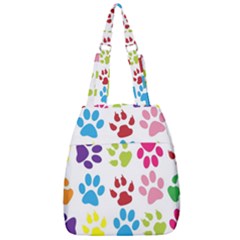 Paw Print Center Zip Backpack by artworkshop