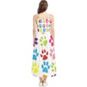 Paw Print Boho Sleeveless Summer Dress View2