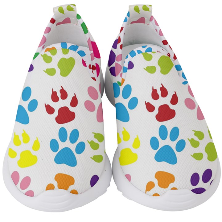 Paw Print Kids  Slip On Sneakers