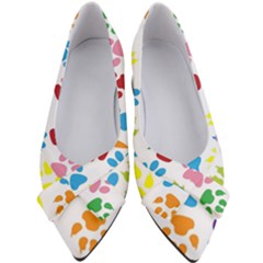 Paw Print Women s Bow Heels by artworkshop