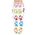 Paw Print Women velvet Drawstring Pants View2