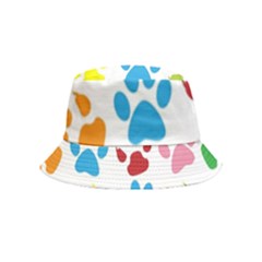 Paw Print Inside Out Bucket Hat (kids) by artworkshop