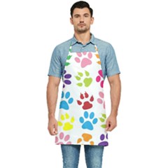 Paw Print Kitchen Apron by artworkshop