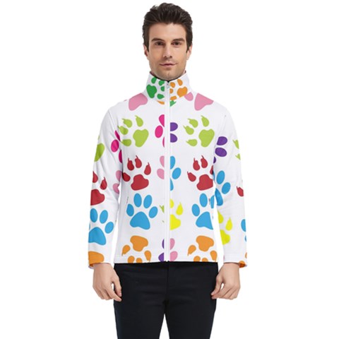 Paw Print Men s Bomber Jacket by artworkshop