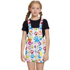 Paw Print Kids  Short Overalls by artworkshop