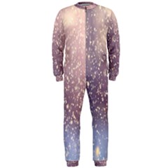 Snowfall Winter Onepiece Jumpsuit (men) by artworkshop