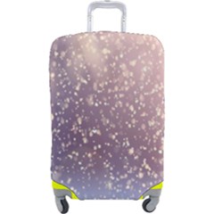 Snowfall Winter Luggage Cover (large) by artworkshop