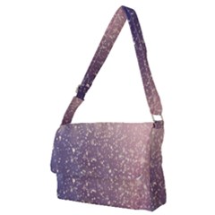 Snowfall Winter Full Print Messenger Bag (m) by artworkshop