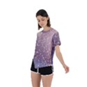 Snowfall Winter Asymmetrical Short Sleeve Sports Tee View2