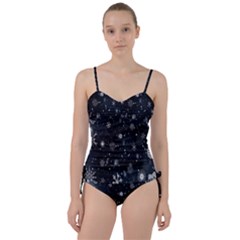 Snowflakes Snow Sweetheart Tankini Set by artworkshop