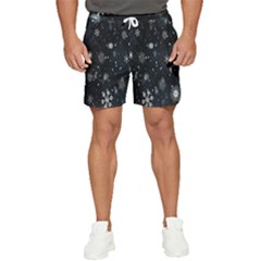 Snowflakes Snow Men s Runner Shorts by artworkshop