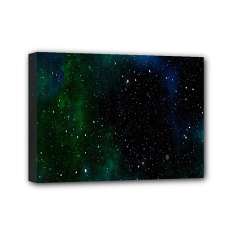 Stars Sky Space Mini Canvas 7  X 5  (stretched)