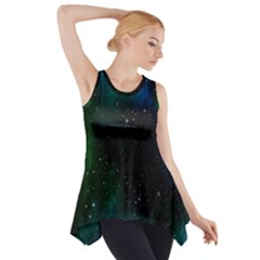 Stars Sky Space Side Drop Tank Tunic by artworkshop