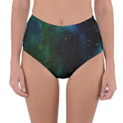 Stars Sky Space Reversible High-waist Bikini Bottoms by artworkshop