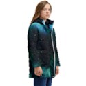 Stars Sky Space Kid s Hooded Longline Puffer Jacket View2