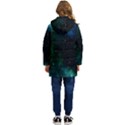 Stars Sky Space Kid s Hooded Longline Puffer Jacket View4