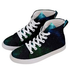 Stars Sky Space Men s Hi-top Skate Sneakers by artworkshop