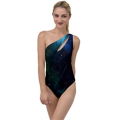 Stars Sky Space To One Side Swimsuit by artworkshop