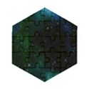 Stars Sky Space Wooden Puzzle Hexagon View1