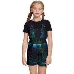 Stars Sky Space Kids  Short Overalls by artworkshop