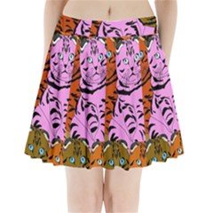 Tileable Seamless Cat Kitty Pleated Mini Skirt by artworkshop