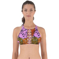 Tileable Seamless Cat Kitty Perfectly Cut Out Bikini Top by artworkshop