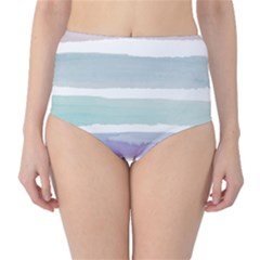 Watercolor Classic High-waist Bikini Bottoms by artworkshop