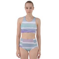 Watercolor Racer Back Bikini Set by artworkshop