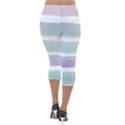 Watercolor Lightweight Velour Capri Leggings  View2