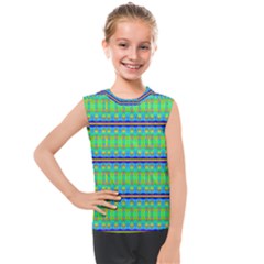 Catching Fractals Kids  Mesh Tank Top by Thespacecampers