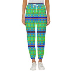 Catching Fractals Cropped Drawstring Pants