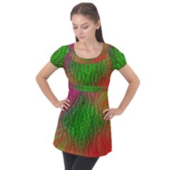 Handball Puff Sleeve Tunic Top by Thespacecampers