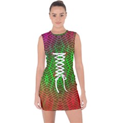 Handball Lace Up Front Bodycon Dress by Thespacecampers