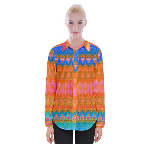 Sky Delight Womens Long Sleeve Shirt by Thespacecampers