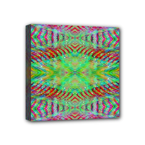 Whimsy Mint Mini Canvas 4  X 4  (stretched) by Thespacecampers