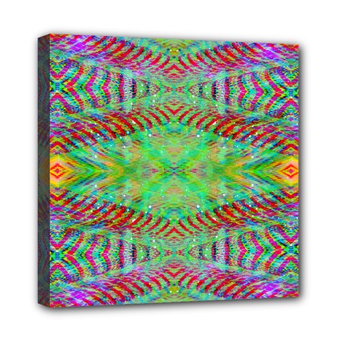 Whimsy Mint Mini Canvas 8  X 8  (stretched) by Thespacecampers