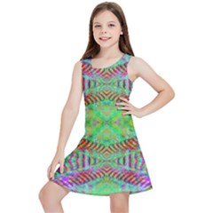 Whimsy Mint Kids  Lightweight Sleeveless Dress by Thespacecampers