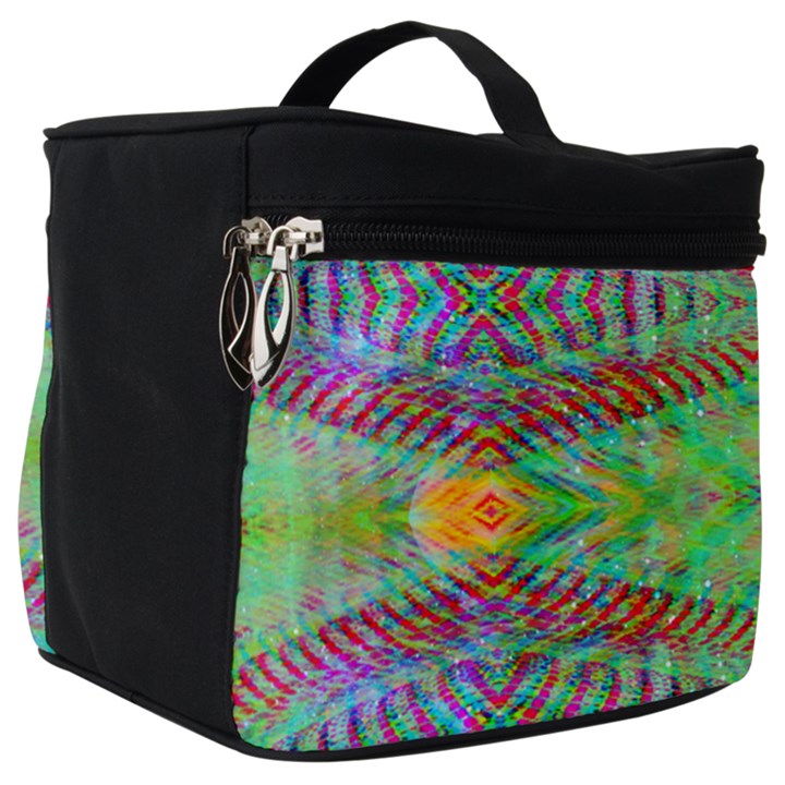 Whimsy Mint Make Up Travel Bag (Big)