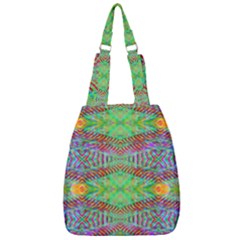 Whimsy Mint Center Zip Backpack by Thespacecampers