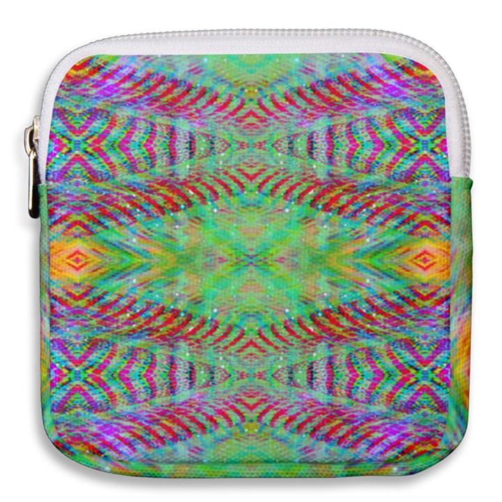 Whimsy Mint Mini Square Pouch