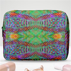 Whimsy Mint Make Up Pouch (large) by Thespacecampers