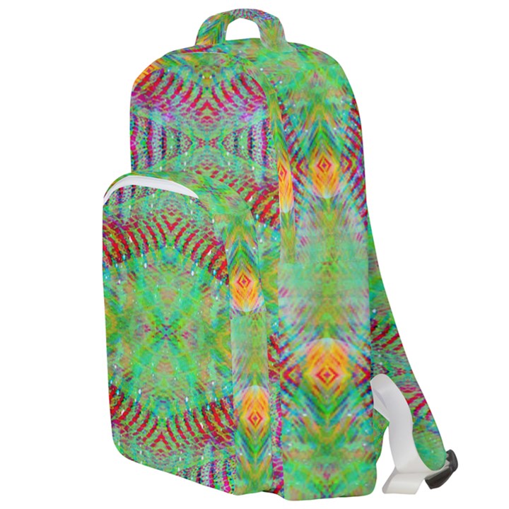 Whimsy Mint Double Compartment Backpack