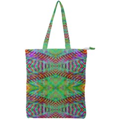 Whimsy Mint Double Zip Up Tote Bag by Thespacecampers