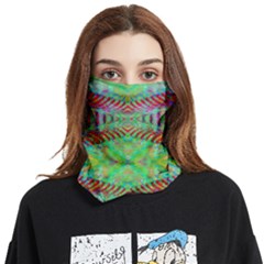 Whimsy Mint Face Covering Bandana (two Sides) by Thespacecampers