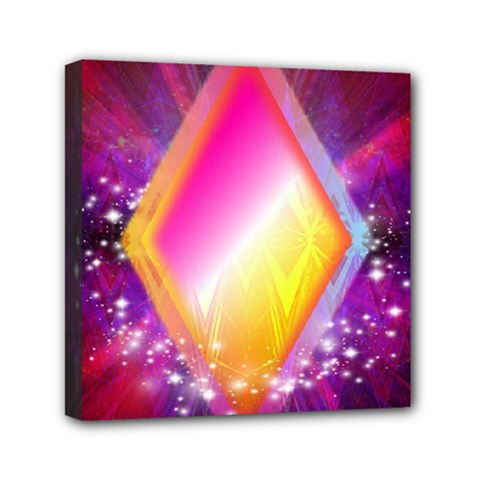 My Diamonds Mini Canvas 6  X 6  (stretched) by Thespacecampers