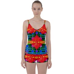 Rolly Beam Tie Front Two Piece Tankini by Thespacecampers