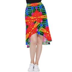 Rolly Beam Frill Hi Low Chiffon Skirt by Thespacecampers